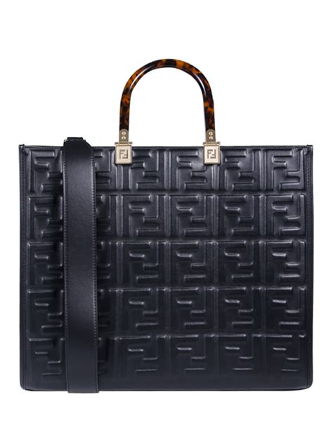 borsa in pelle nera fendi|Borse FENDI da Donna .